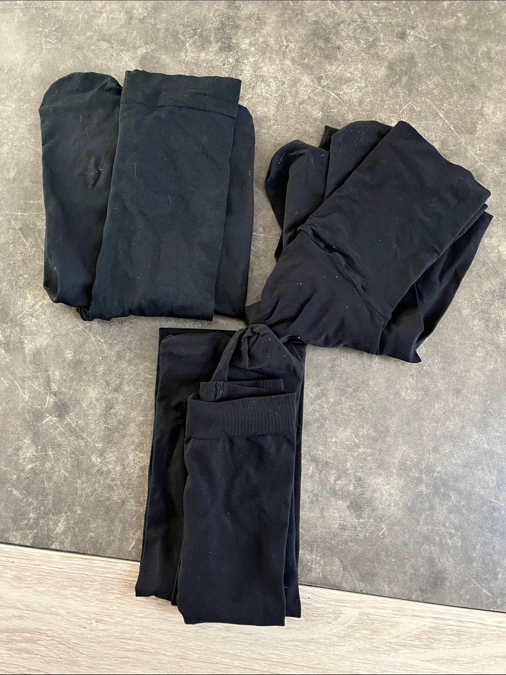 3 pairs of tights